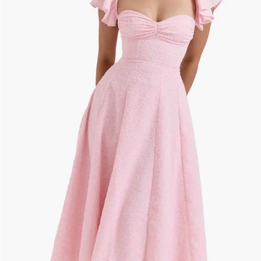 House of CB Pink Midi Dress